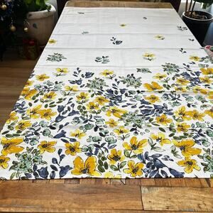 Threshold Gold Medal Multicolor Floral Fabric Shower Curtain 71 X 72